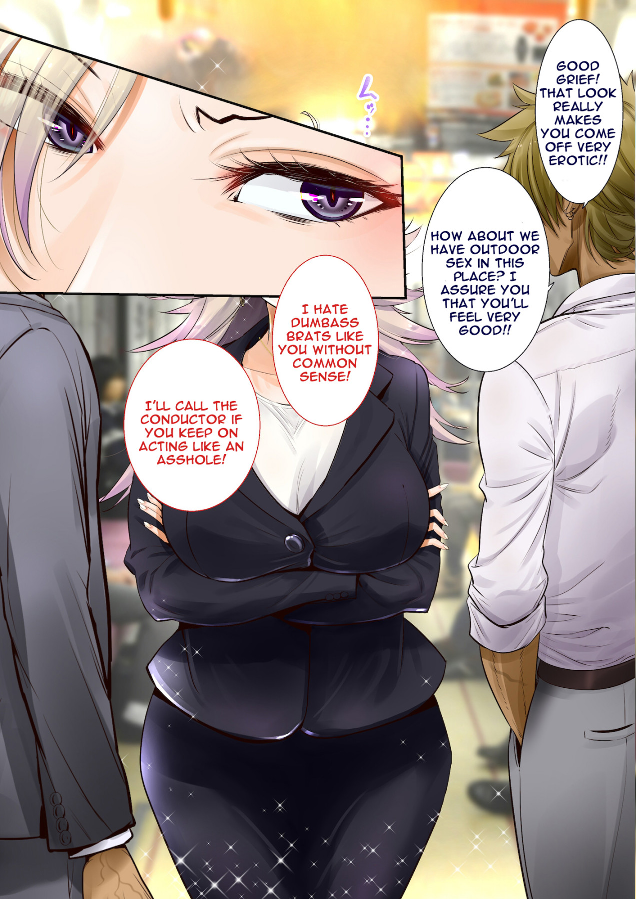 Hentai Manga Comic-Using a Time Stopping Watch This Man Gets To Fuck The Woman He Always Wanted-Read-100